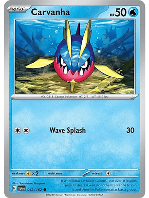 Carvanha - 042/162 - Common