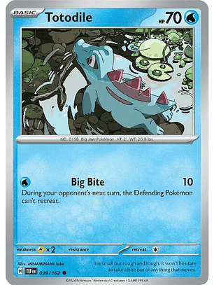 Totodile - 039/162 - Common