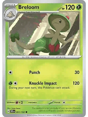 Breloom - 007/162 - Common