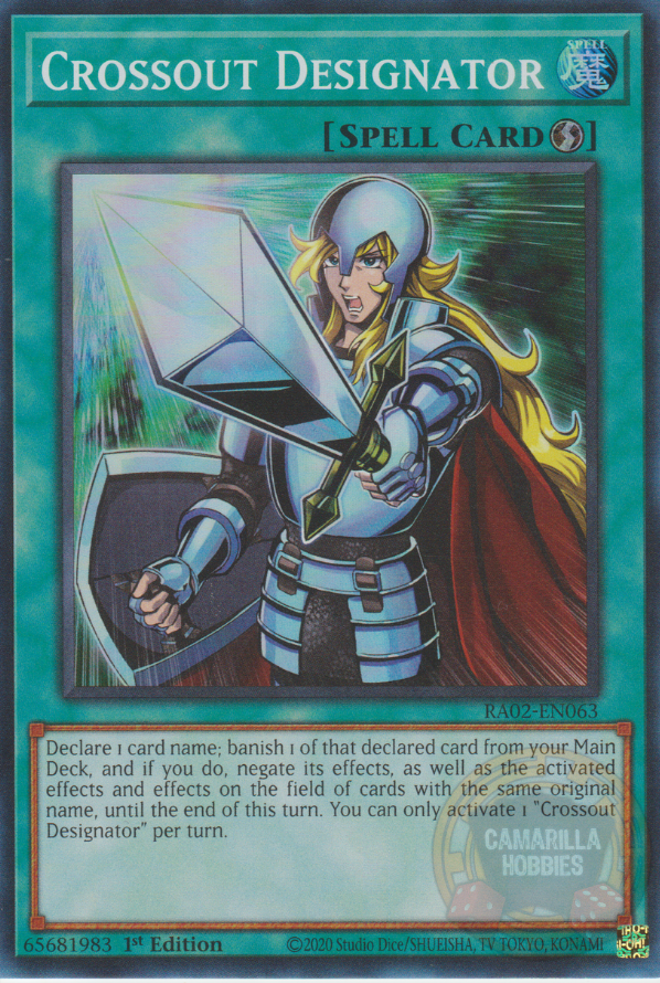 Crossout Designator - RA02-EN063 1