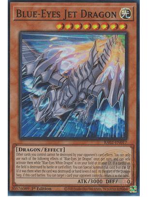 Blue-Eyes Jet Dragon - RA02-EN017