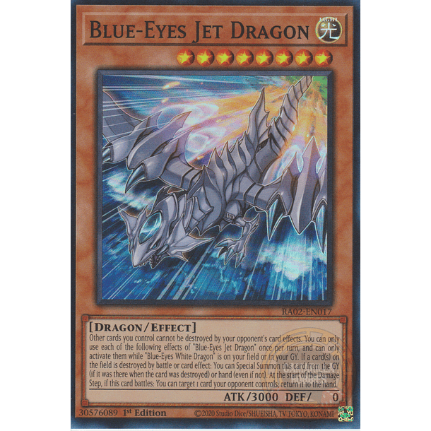 Blue-Eyes Jet Dragon - RA02-EN017