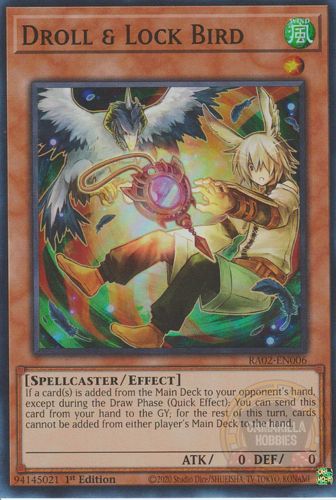 Droll & Lock Bird (alternate art) - RA02-EN006