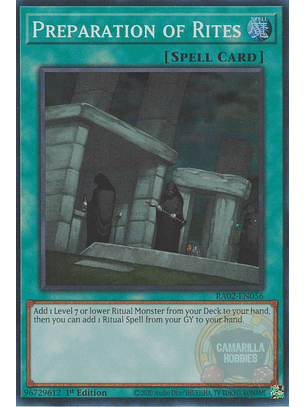 Preparation of Rites - RA02-EN056