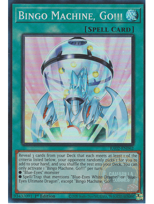 Bingo Machine, Go!!! - RA02-EN062