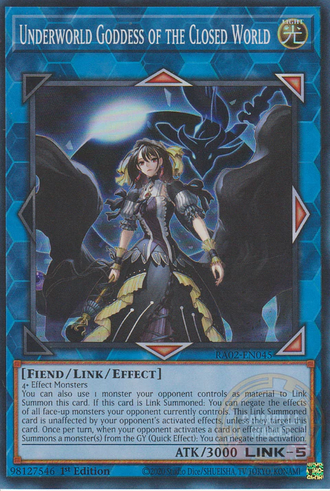 Underworld Goddess of the Closed World - RA02-EN045