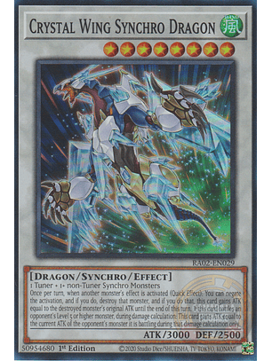 Crystal Wing Synchro Dragon - RA02-EN029