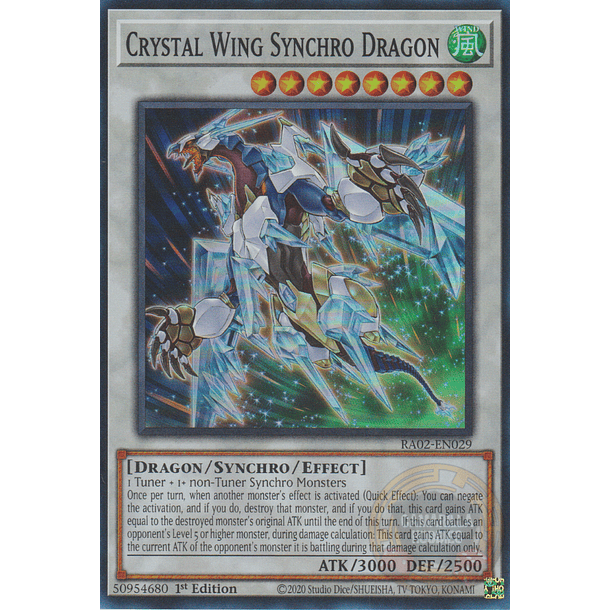 Crystal Wing Synchro Dragon - RA02-EN029