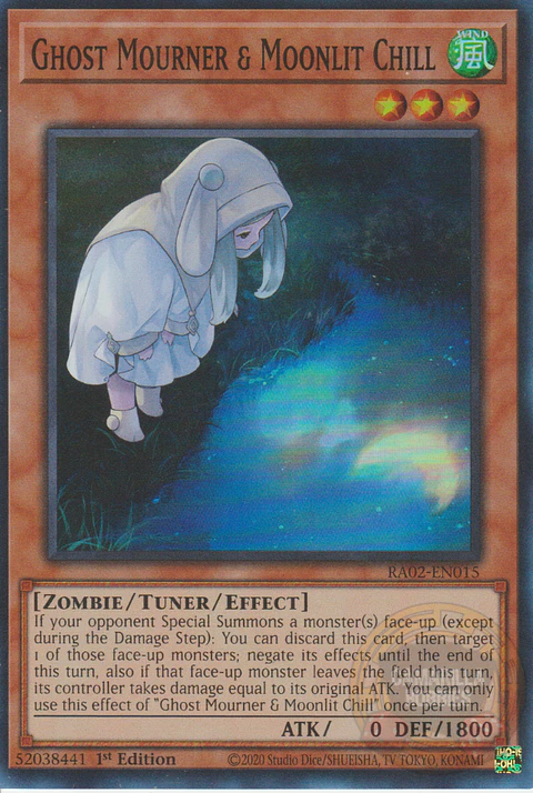 Ghost Mourner & Moonlit Chill (alternate art) - RA02-EN015
