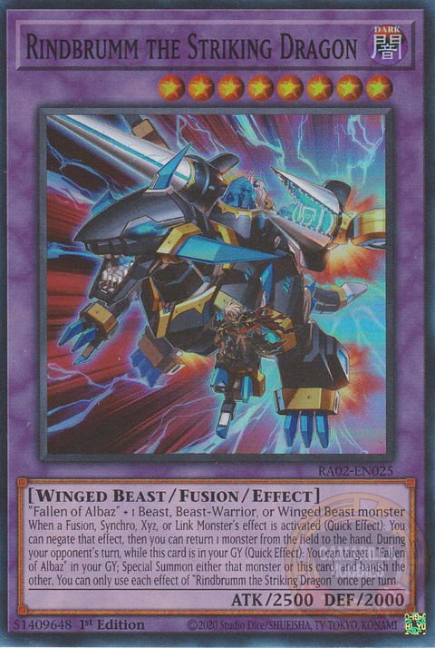 Rindbrumm the Striking Dragon - RA02-EN025 