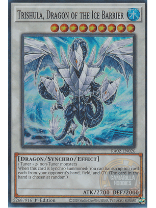 Trishula, Dragon of the Ice Barrier - RA02-EN026