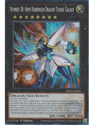 Number 38: Hope Harbinger Dragon Titanic Galaxy - RA02-EN036