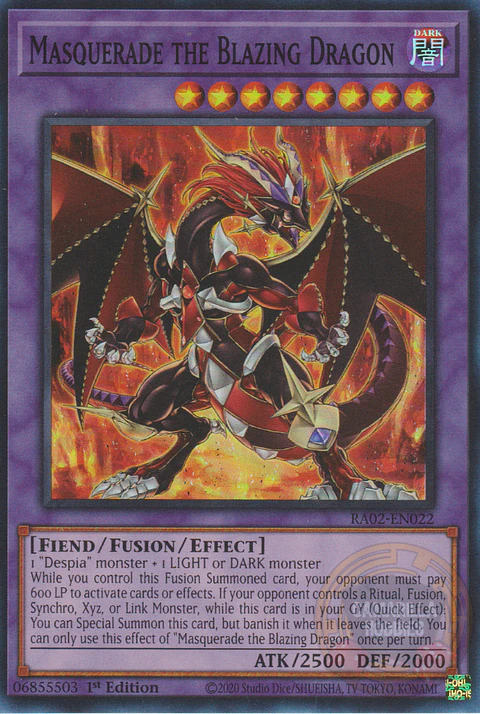Masquerade the Blazing Dragon - RA02-EN022