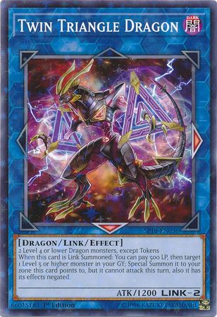 Twin Triangle Dragon - SP18-EN036 - Starfoil Rare  1
