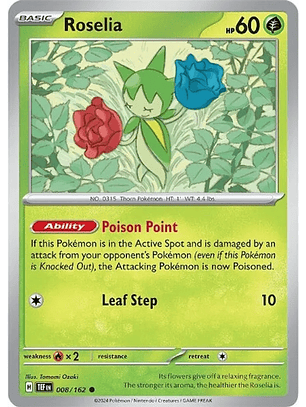 Roselia - 008/162 - Common