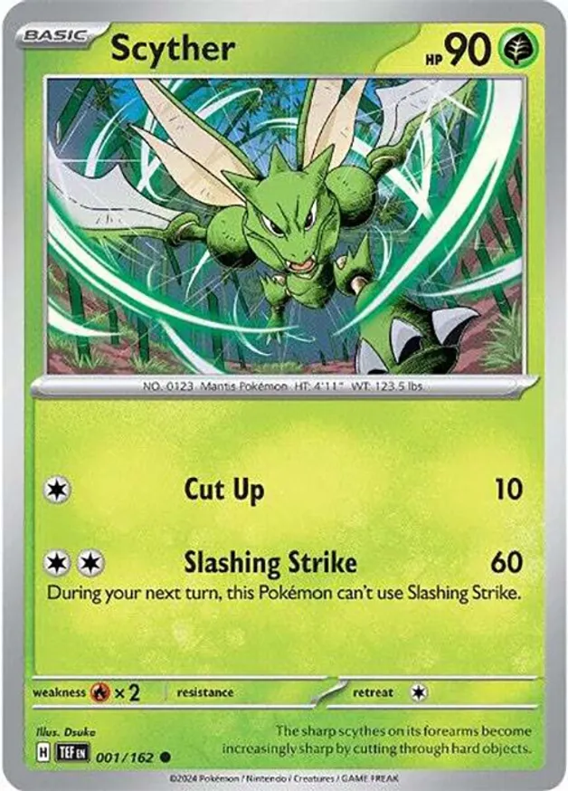 Scyther - 001/162 - Common 1