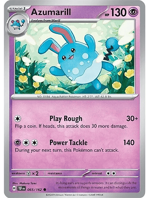Azumarill - 065/162 - Common - TEF