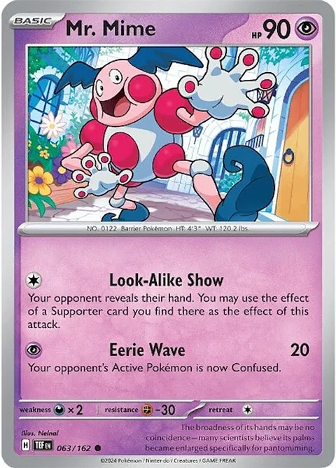 Mr. Mime - 063/162 - Common - TEF