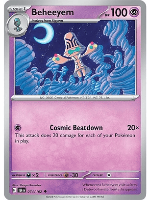 Beheeyem - 074/162 - Uncommon - TEF