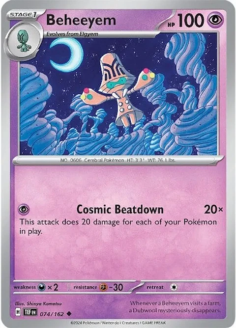 Beheeyem - 074/162 - Uncommon - TEF