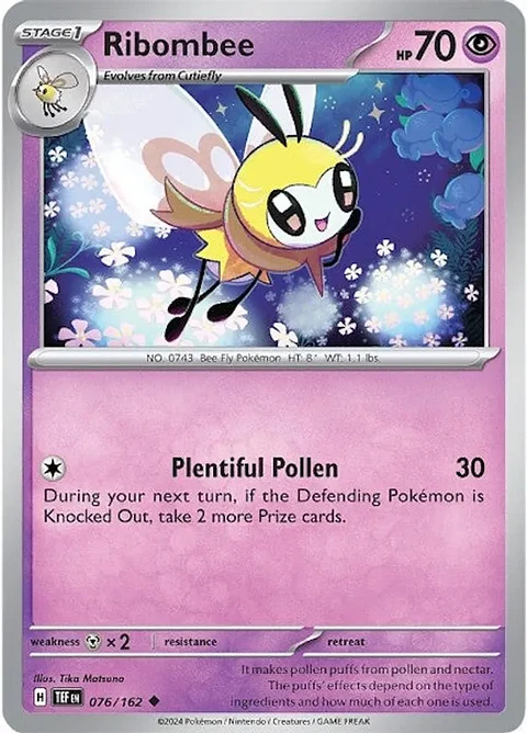 Ribombee - 076/162 - Uncommon - TEF
