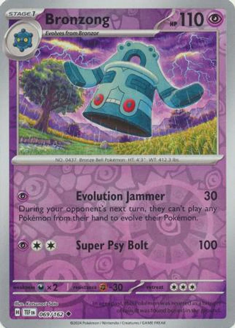 Bronzong - 069/162 - Uncommon - TEF