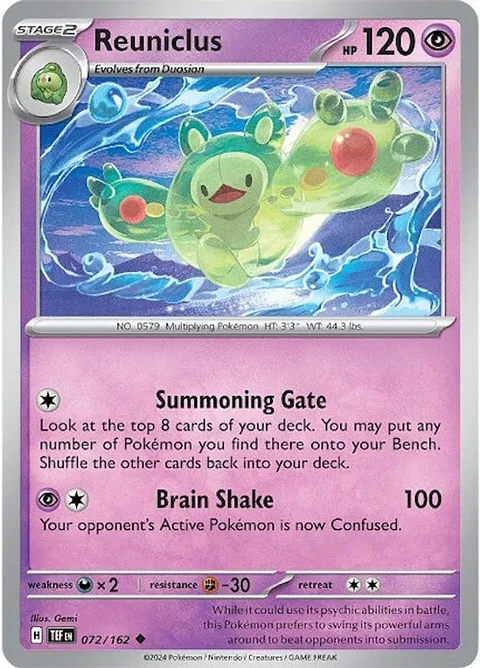 Reuniclus - 072/162 - Uncommon - TEF