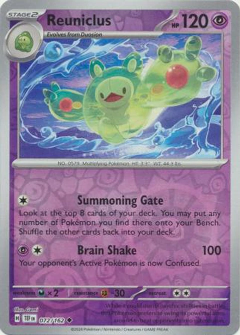 Reuniclus - 072/162 - Uncommon - TEF