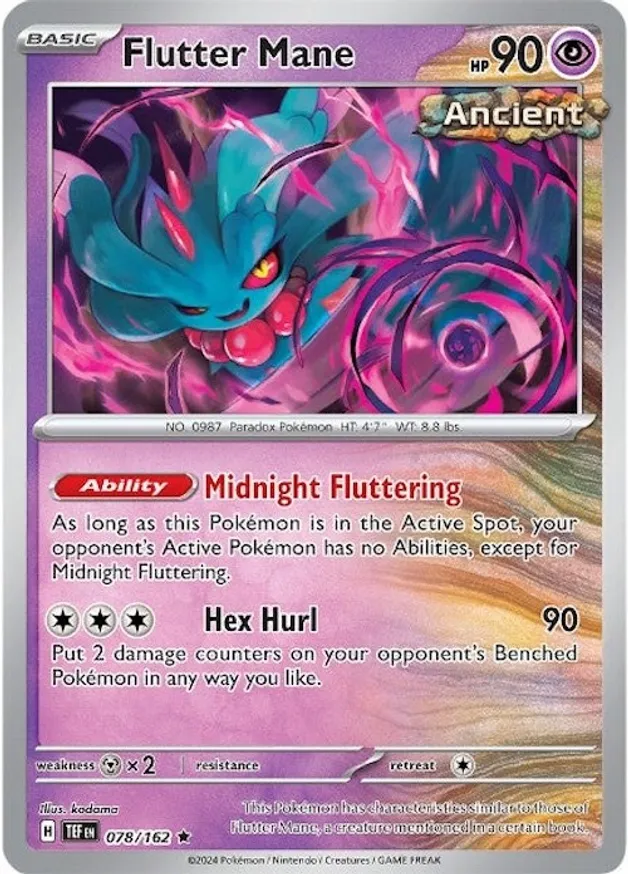 Flutter Mane - 078/162 - Holo Rare 1