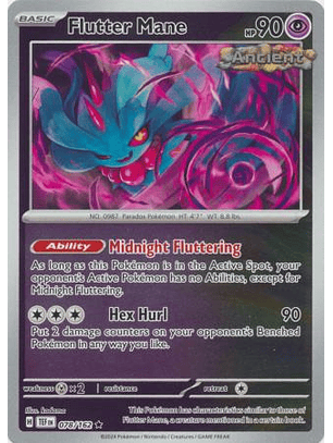 Flutter Mane - 078/162 - Holo Rare - TEF