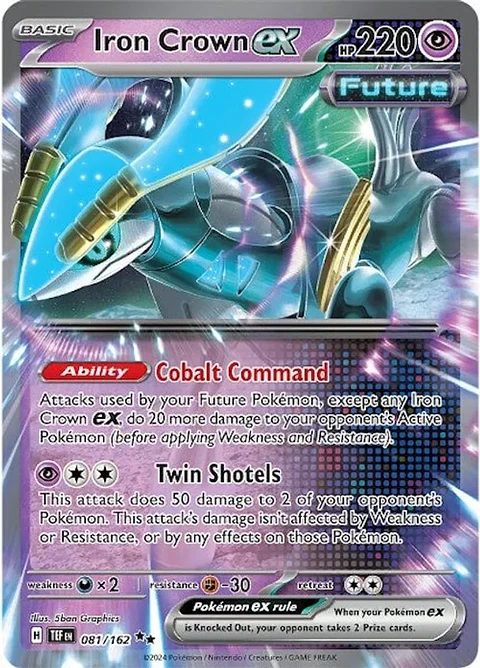 Iron Crown ex - 081/162 - Ultra Rare - TEF