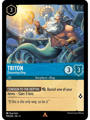 Triton - Discerning King - 159/204 - Rare