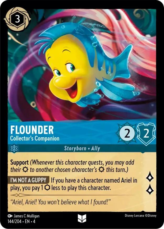 Flounder - Collector's Companion - 144/204 - Uncommon  1