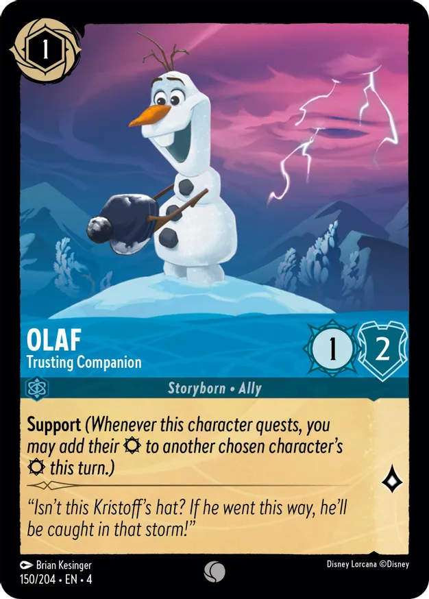 Olaf - Trusting Companion - 150/204 - Common  1