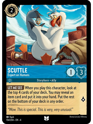 Scuttle - Expert on Humans - 154/204 - Uncommon 