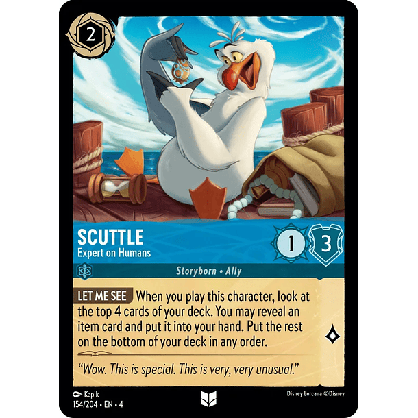 Scuttle - Expert on Humans - 154/204 - Uncommon 