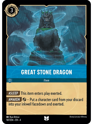 Great Stone Dragon - 167/204 - Uncommon 