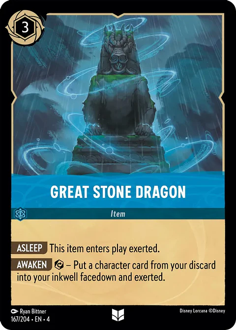 Great Stone Dragon - 167/204 - Uncommon 