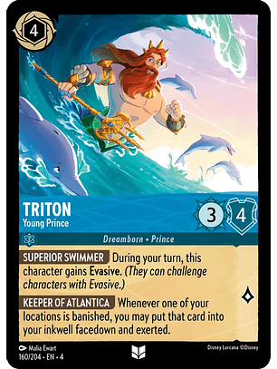 Triton - Young Prince - 160/204 - Uncommon 