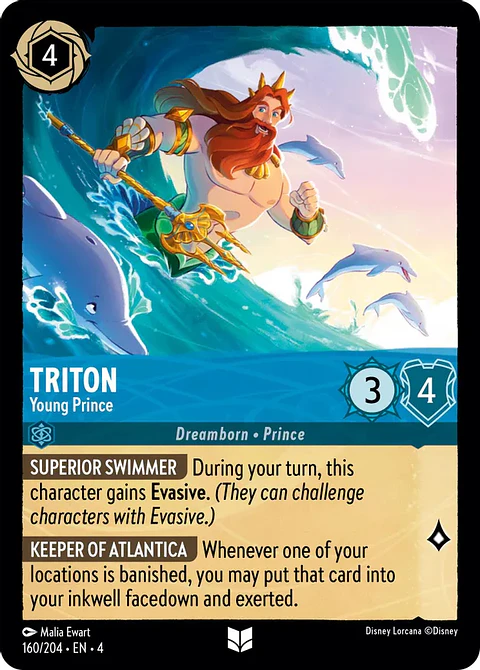 Triton - Young Prince - 160/204 - Uncommon 