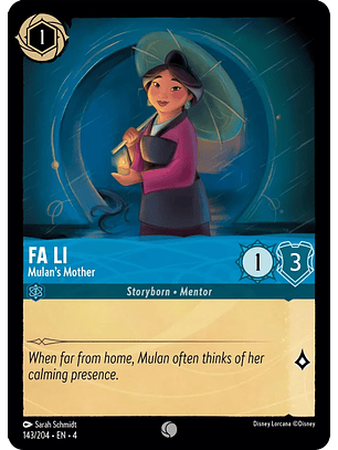 Fa Li - Mulan's Mother - 143/204 - Common 