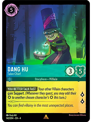 Dang Hu - Talon Chief - 142/204 - Rare