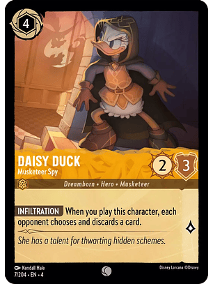 Daisy Duck - Musketeer Spy - 7/204 - Common 