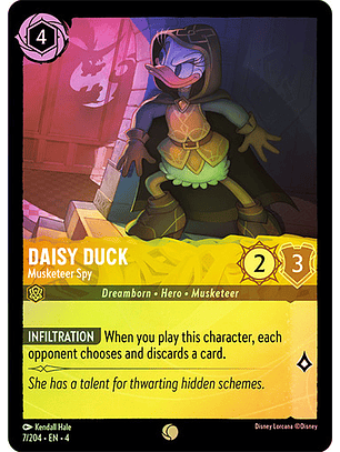 Daisy Duck - Musketeer Spy - 7/204 - Common 