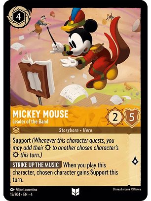Mickey Mouse - Leader of the Band - 15/204 - Uncommon 