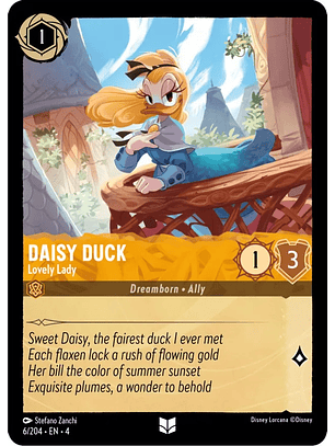Daisy Duck - Lovely Lady - 6/204 - Uncommon 