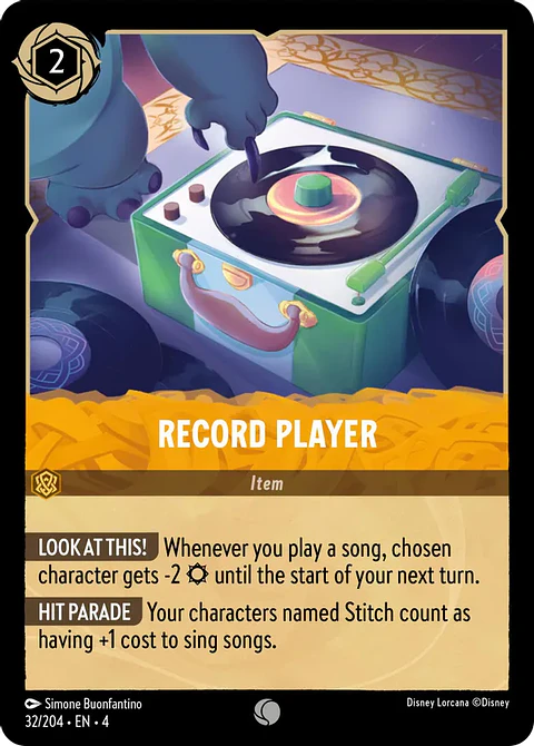 Record Player - 32/204 - Common 