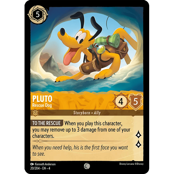 Pluto - Rescue Dog - 20/204 - Common 