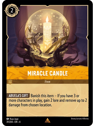 Miracle Candle - 31/204 - Rare 