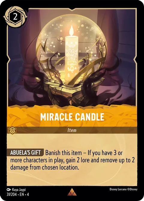 Miracle Candle - 31/204 - Rare 